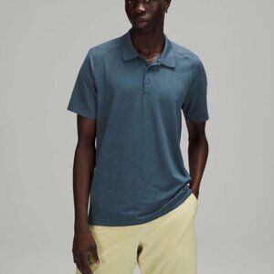 Lululemon Men's Vent Tech Blue Polo Shirt
